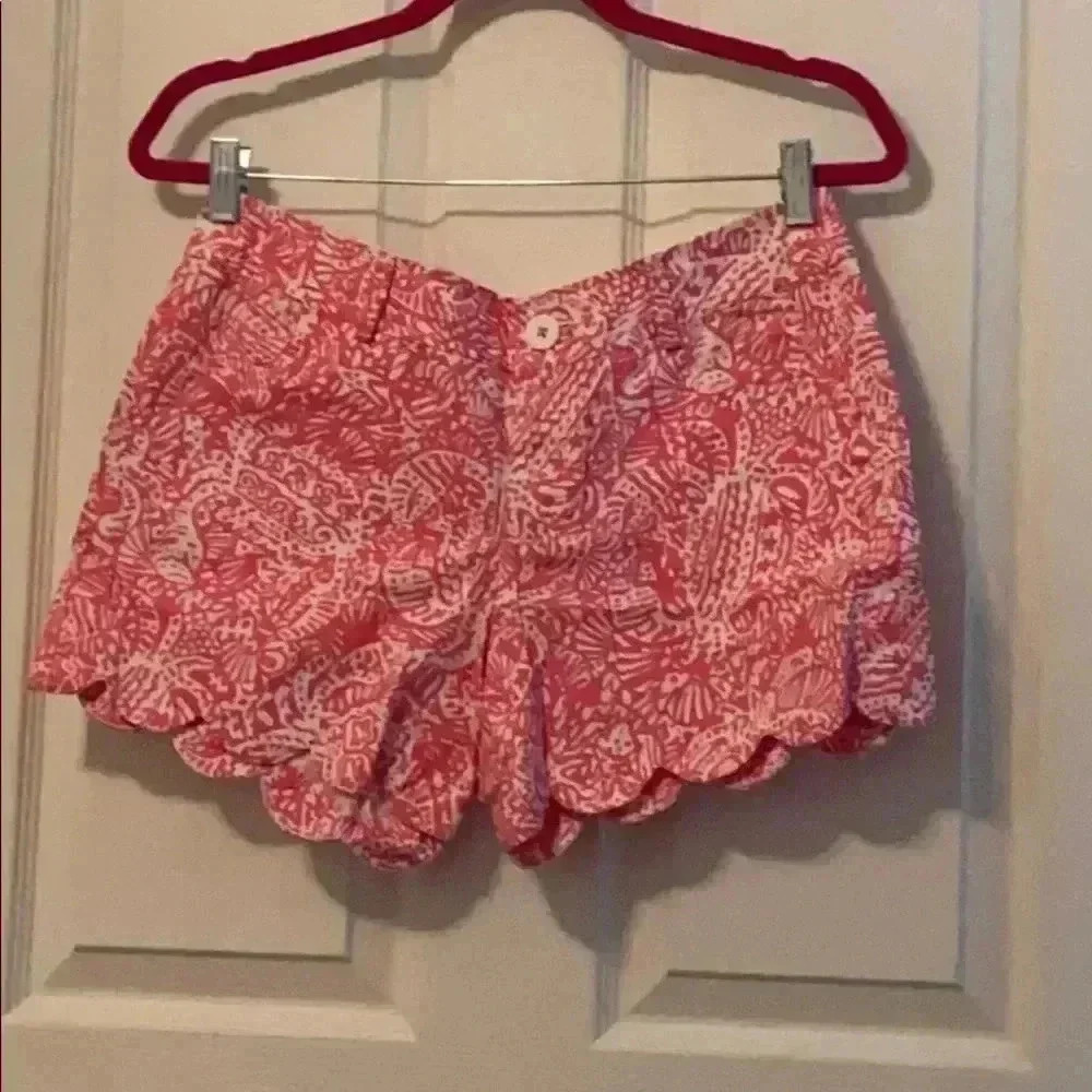 Notty pink buttercup shorts 4 EUC Pulitzer